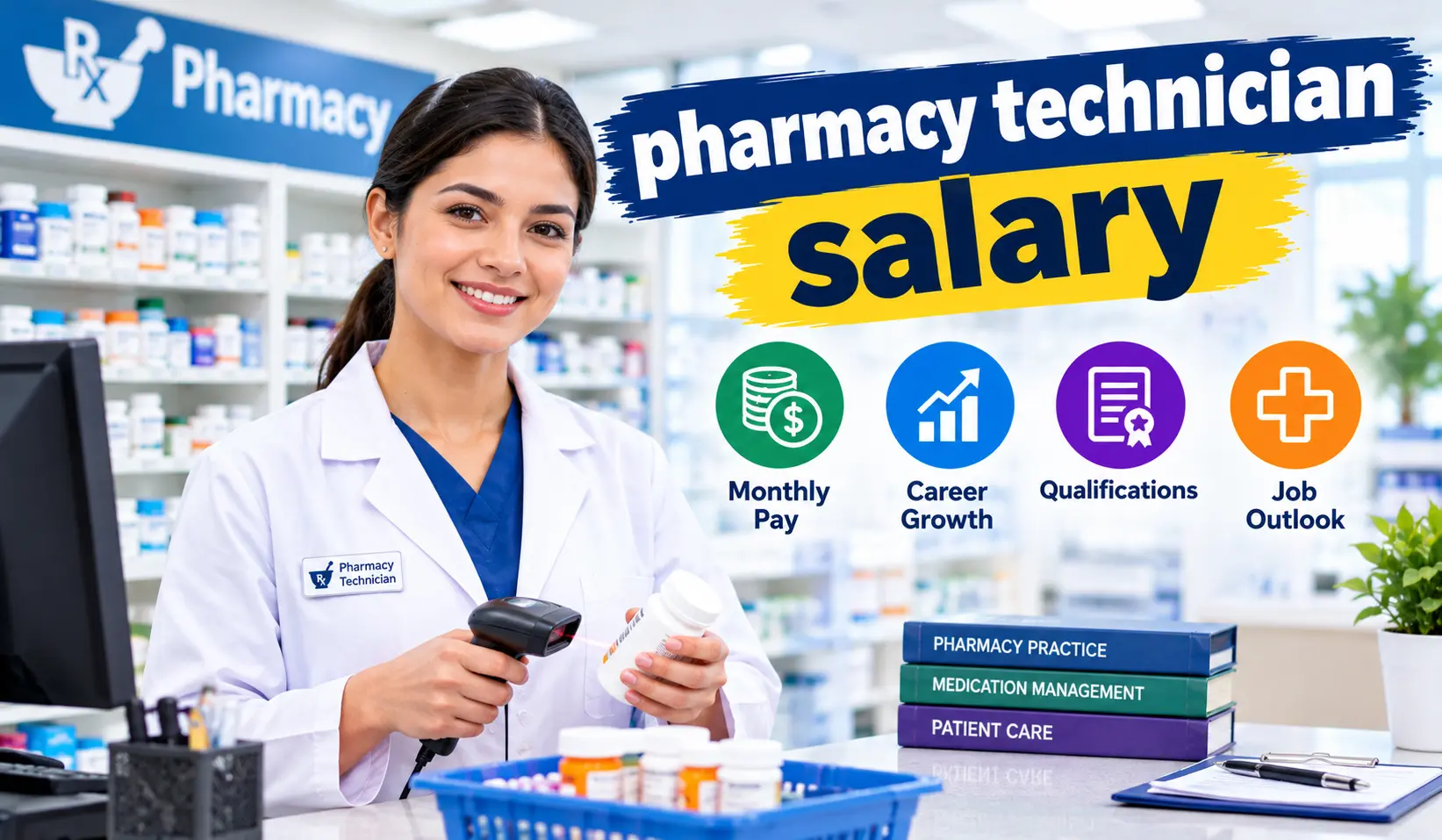 pharmacy technician salary​